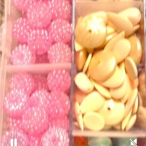 Large Mix of Beads in Long Case